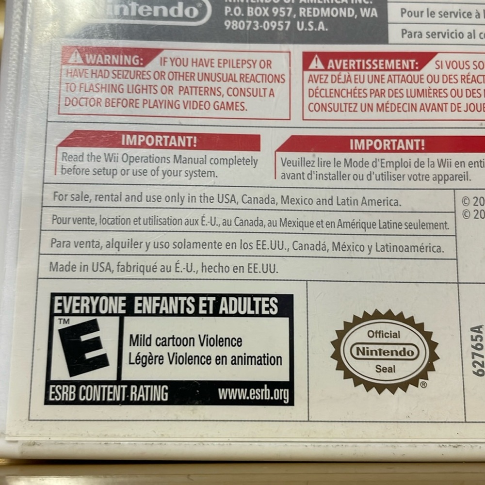 Wii Play Nintendo Video Game- VTG. 2006-2007 - Picture 8 of 9